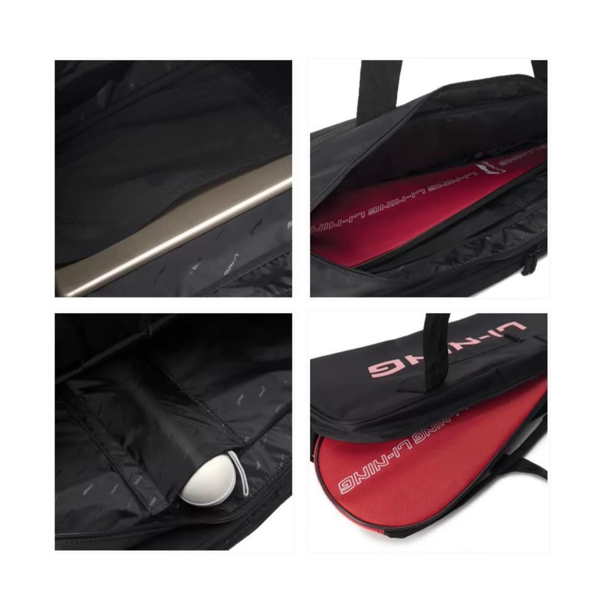 Badminton Square Bag "Badminton 2.0" grey-red - ABJT055-3