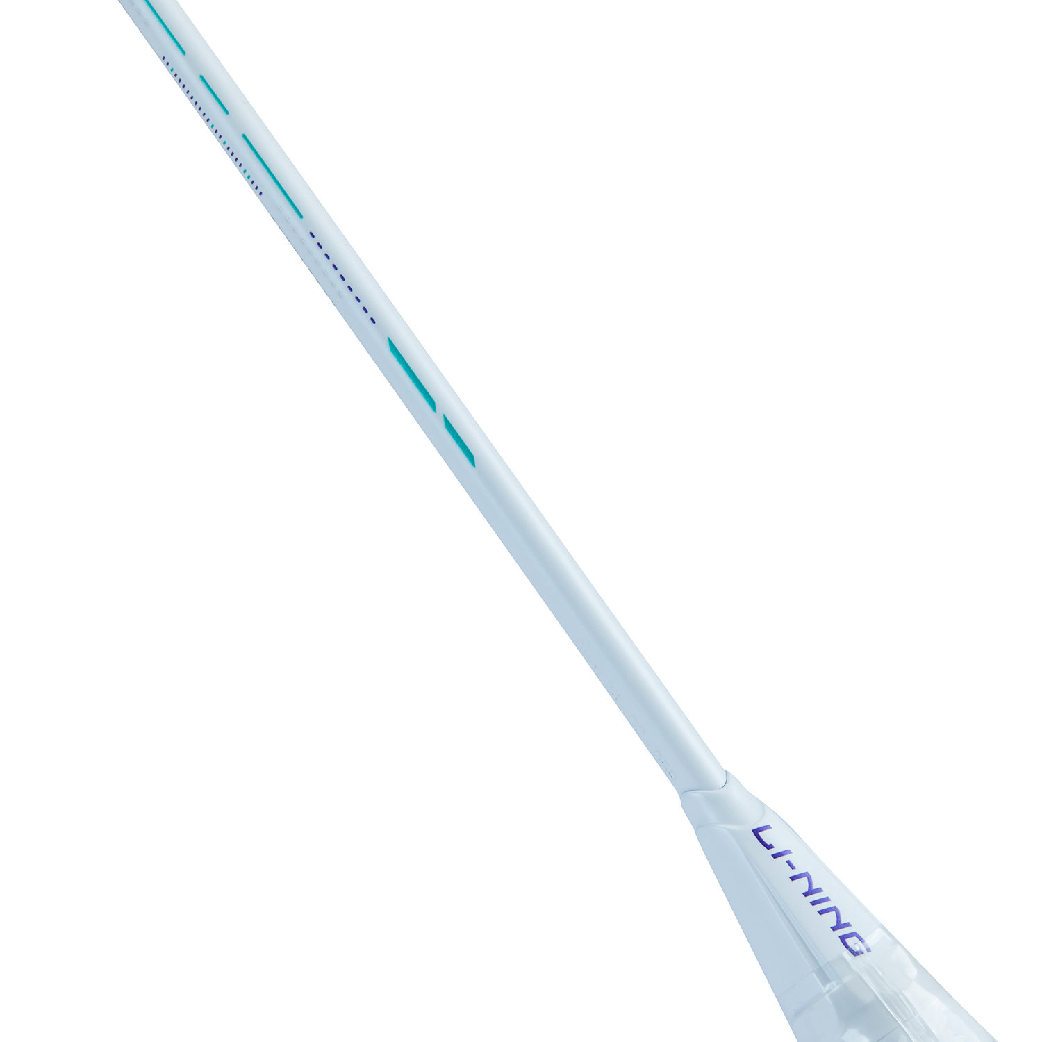 Badmintonracket AXFORCE 10 (5U) white unstrung - AYPU105-5