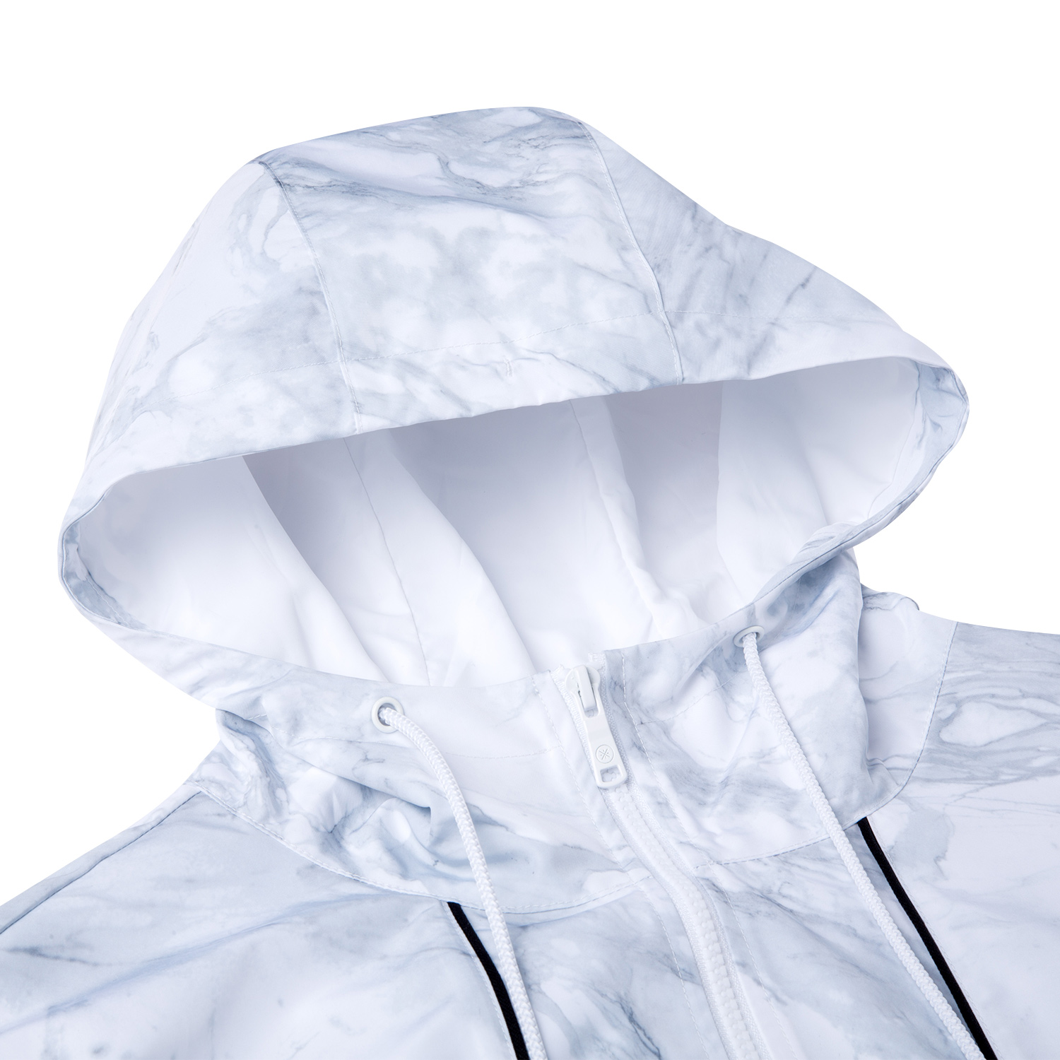 Unisex Windbreaker "Wade" weiß - AFDQ399-2 4XL = 3XL EU