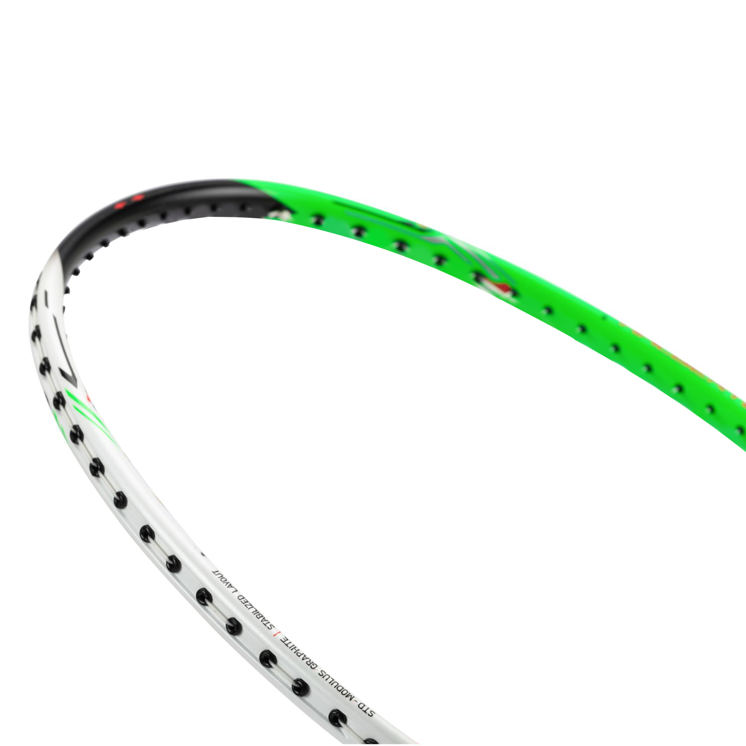 Badmintonracket HalberTec 3000 (4U) white/green - unstrung  - AYPV011-4