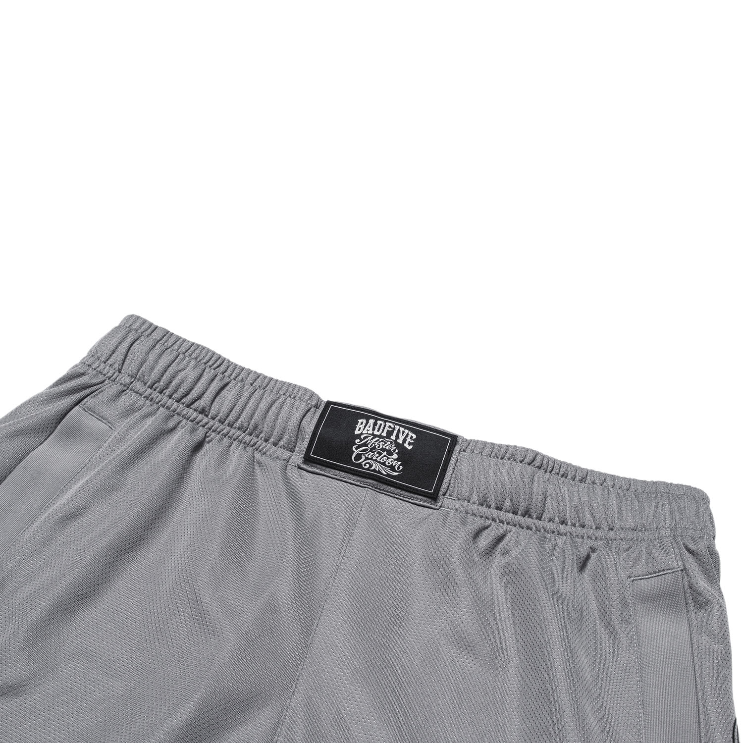 Unisex Basketball-Short "Anti-Warrior" Badfive BIG Grey-Black - AAPT045-9 5XL = 4XL EU