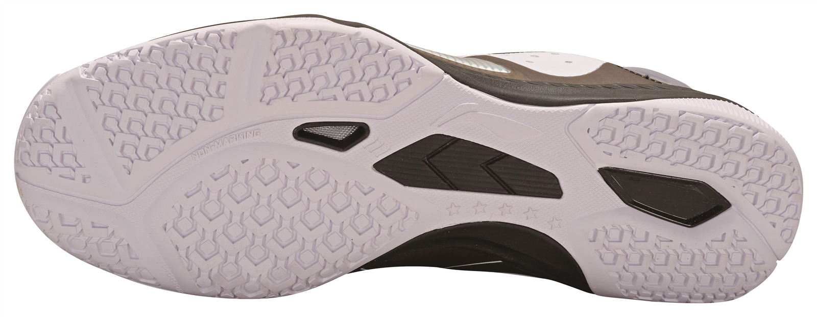 Professional Men Table Tennis Shoe Mountains - White-Black - APPR017-3 EU 45 = US 11