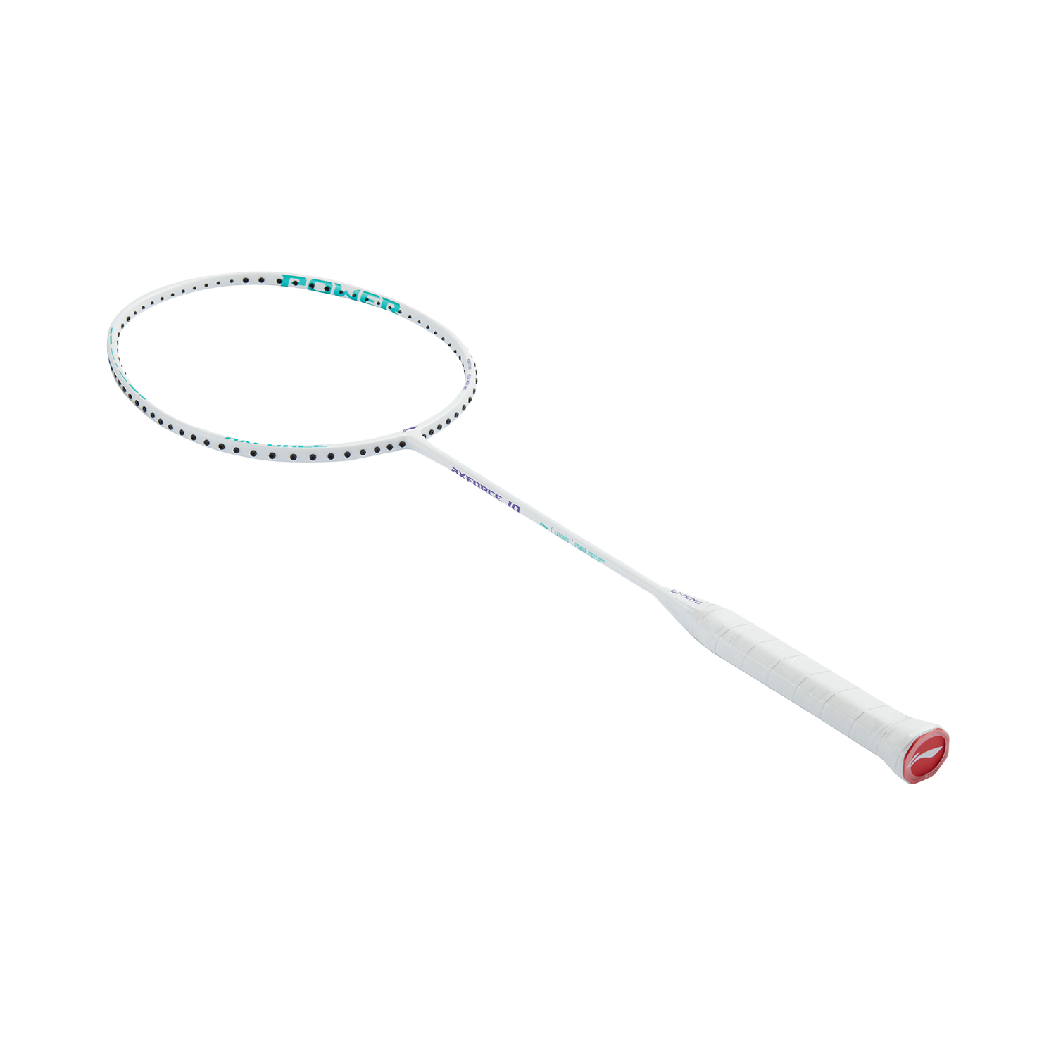 Badmintonschläger AXFORCE 10 (4U) weiß unbespannt - AYPU105-4
