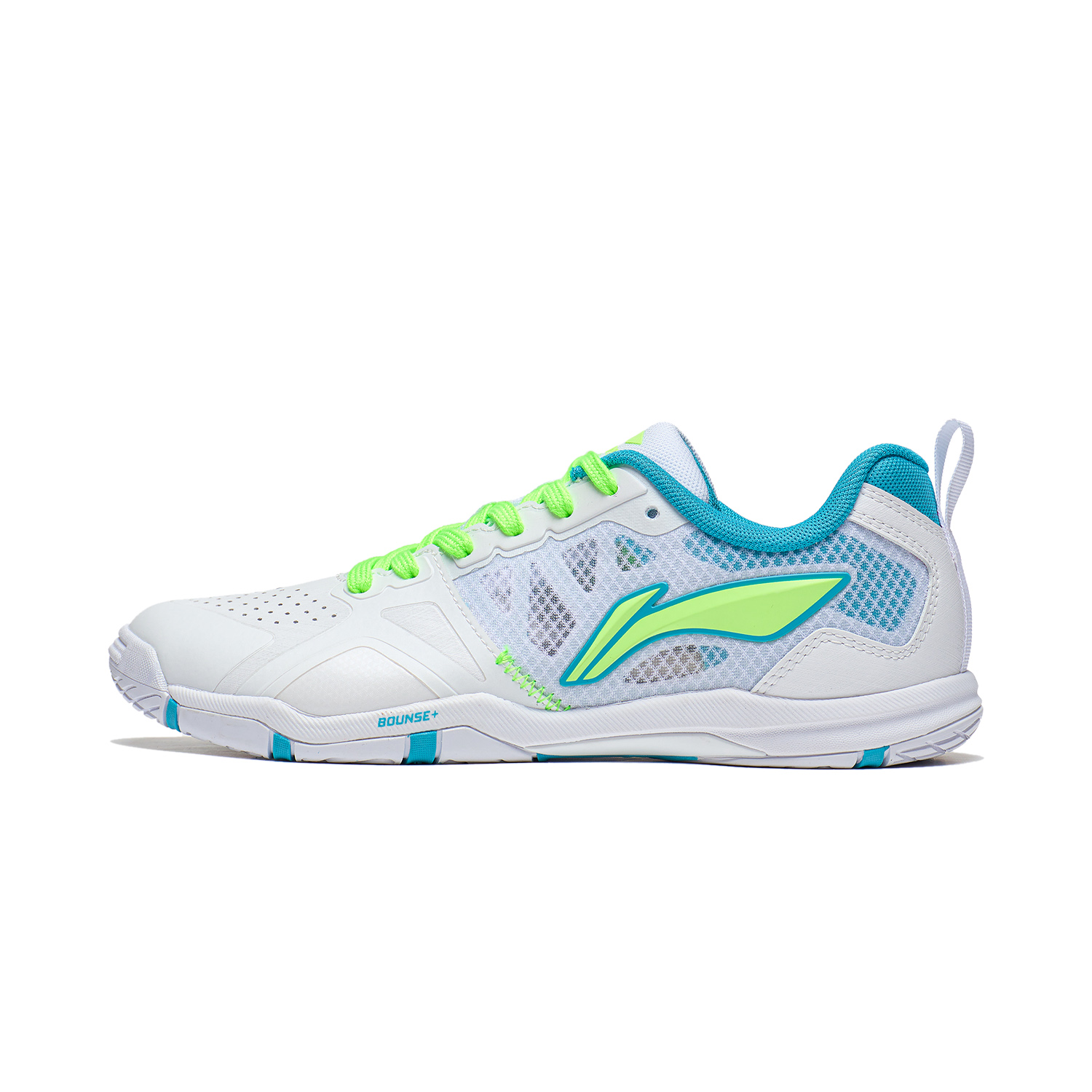 Unisex Tabletennis shoe Hawk Eye 2.0 Pro - white/light-blue - APPT009-6 EU 46 1/3 = US 12