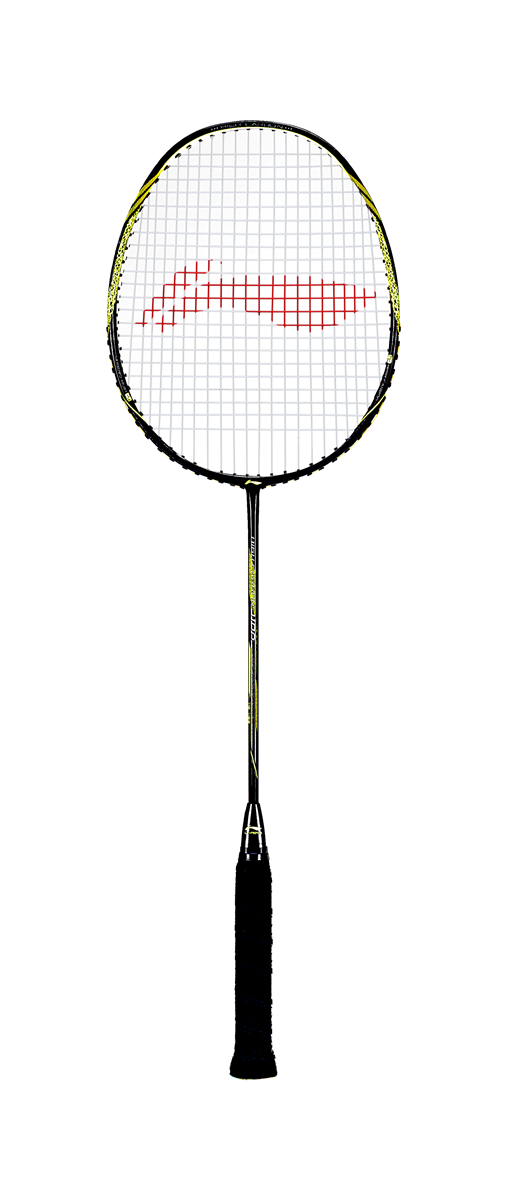 Badmintonracket High Carbon HC1100 black-orange strung - AYPM014-1