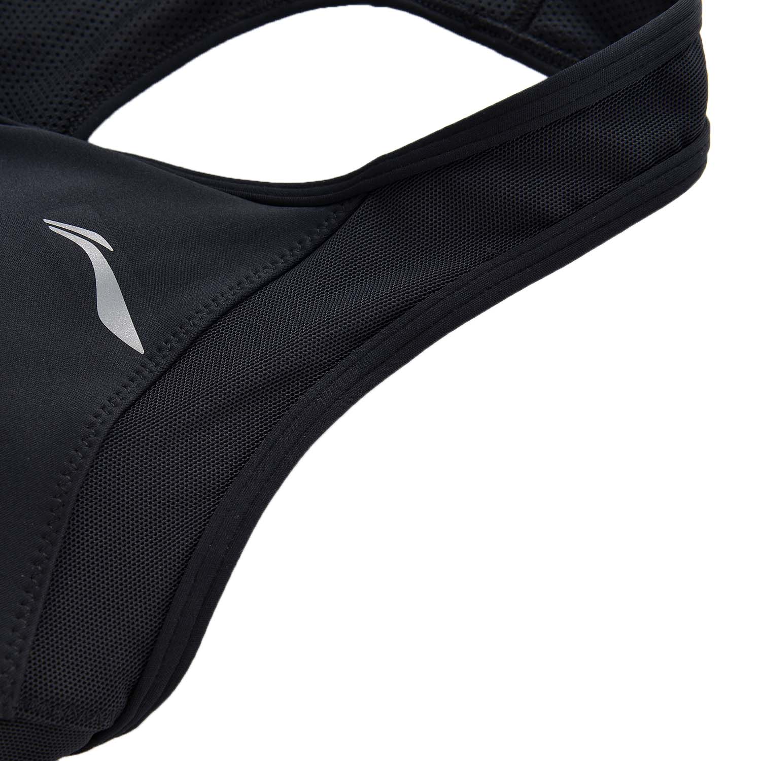 AUBP014-3 Sports Bra Tight Fit Standard Black XXL