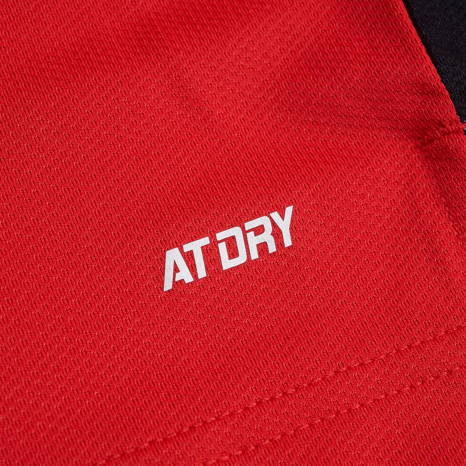 Tabletennis Men Team Competition-Shirt Topspin - red-black - AAYT031-6 4XS = 5XS EU