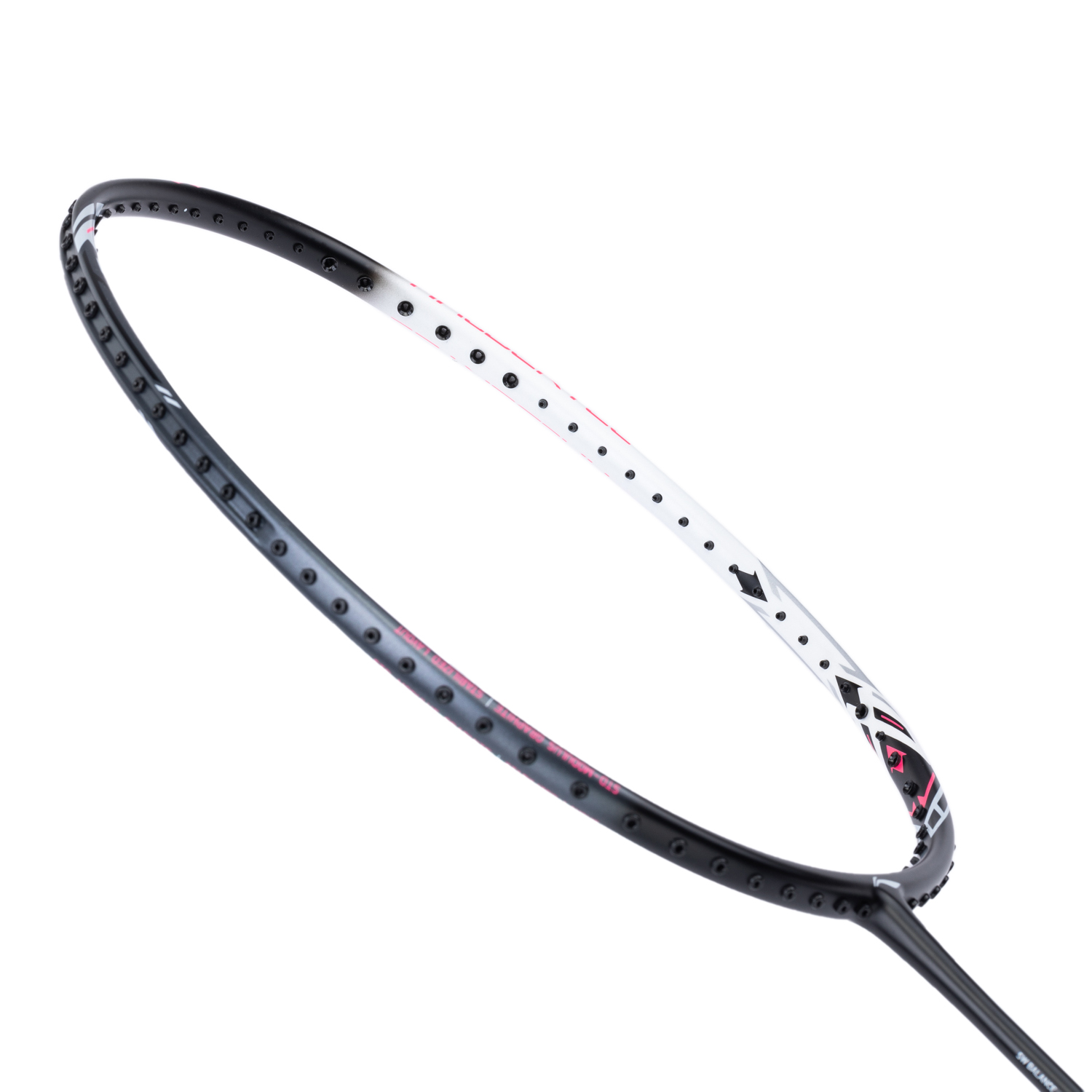 Badmintonracket HalberTec 2000 (4U) white/black - unstrung  - AYPT377-4