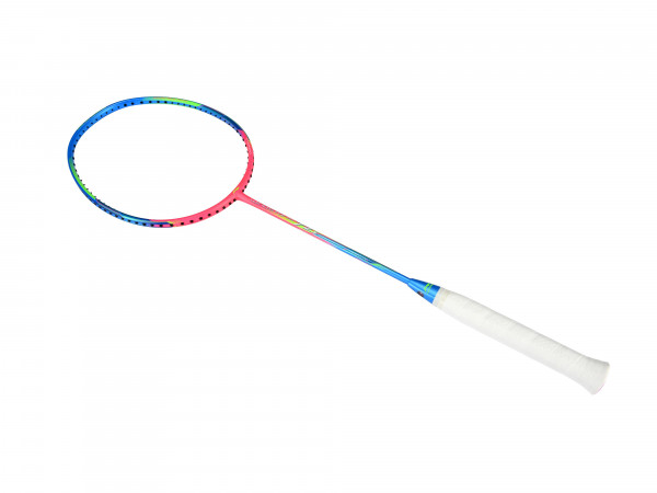 Badmintonschläger WindStorm 72 S unbespannt Blau-Pink - AYPT427-6