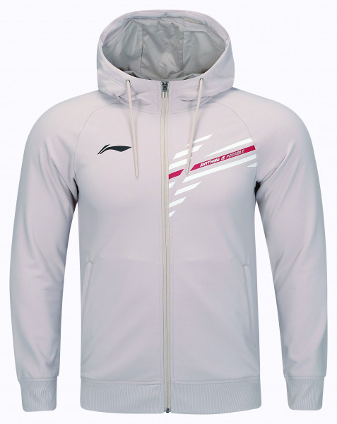 Herren Jacken-Hoody "Li-Ning Style" - grau - AWDT847-6