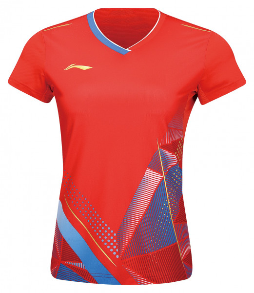 Damen Wettkampfshirt "International Teams WIND" - rot - AAYU128-3