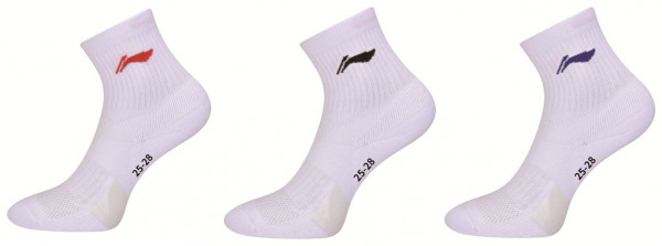 Herren Sportsocken Dreierpack weiß (3-pack) - AWTS003-1