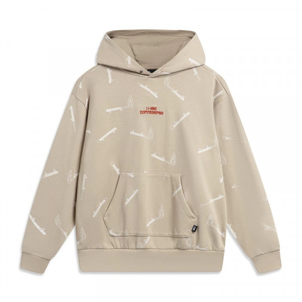 Unisex Skateboard Casual Hoody "Boards" beige - AWDT955-3