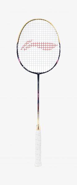 Badmintonschläger High Carbon HC1800 grau-gold bespannt - AYPL112-3