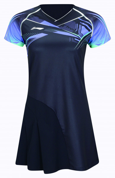 Damen Wettkampfkleid "International Players" Glacier - schwarz - ASKT096-2