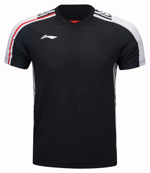 Unisex Sportshirt "International Stars" Fan-Edition schwarz/weiß - AAYT055-3