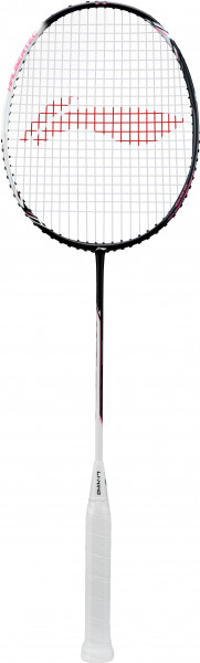 Badmintonschläger HalberTec 2000 (4U) white/black- bespannt - AYPT377-4